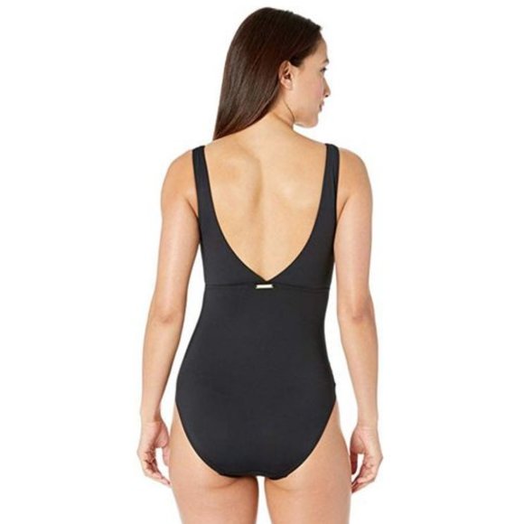 NWT Lauren Ralph Lauren Black One Piece - Picture 2 of 4